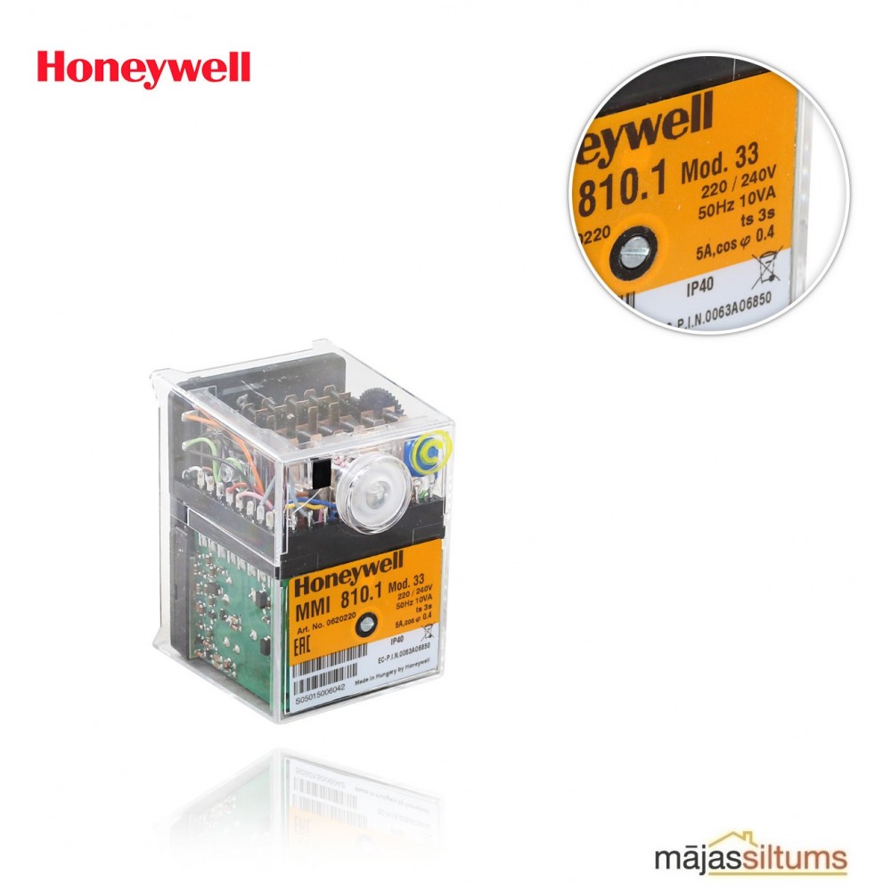 Sadegšanas kontrolieris Satronic (Honeywell) MMI 810.1 mod.33 kods:0620220 (cenai nav informatīvs raksturs, cena pēc pieprasījuma)