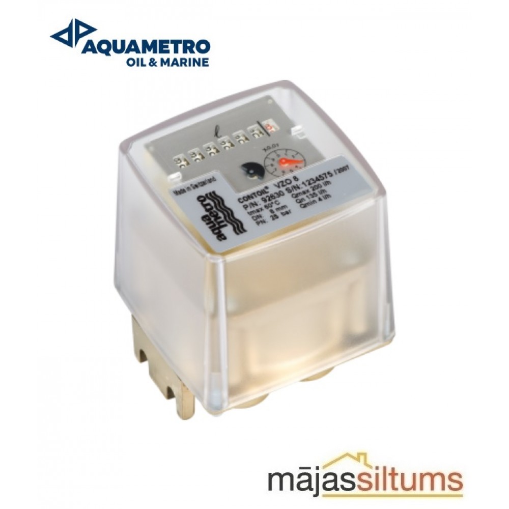 Degvielas skaitītājs Aquametro VZO8 1/4'' PN16 4-200 l/st. ar pārbaudi, bezakcīzes degvielai