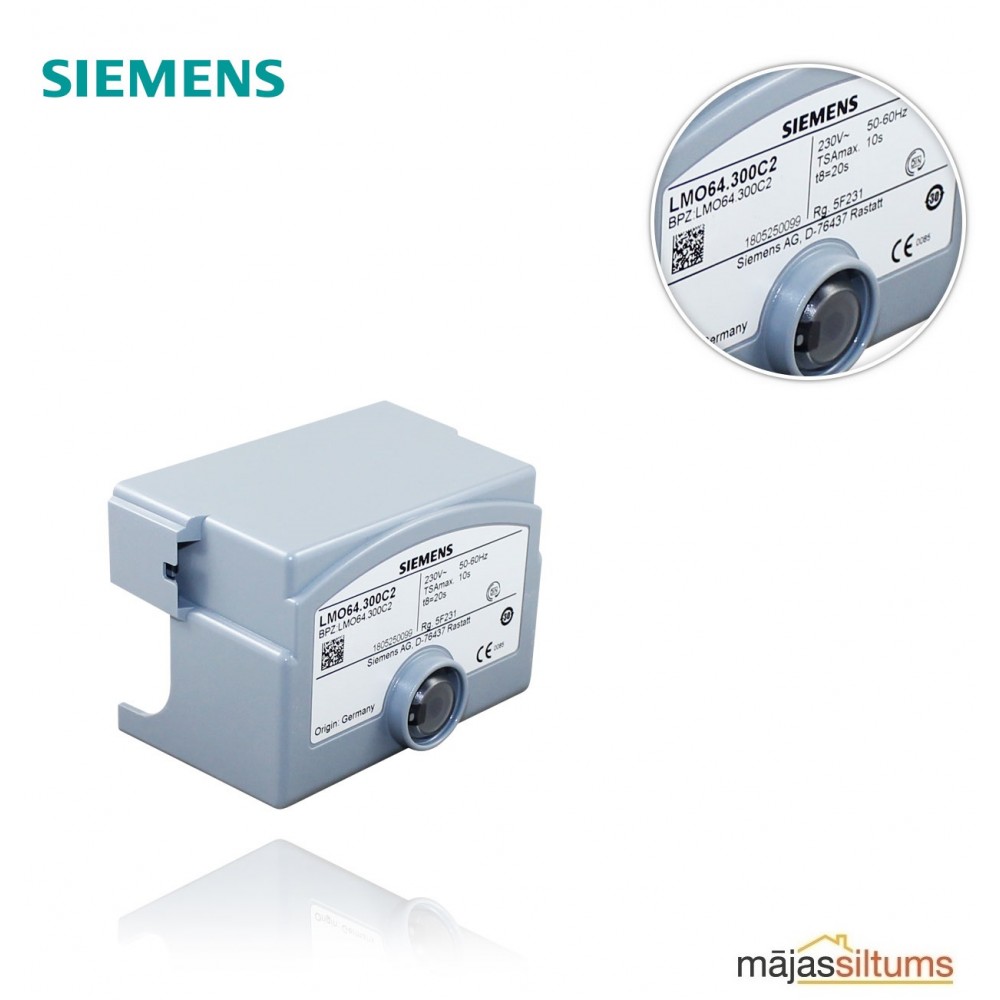 Sadegšanas kontrolieris Siemens LMO64.300C2